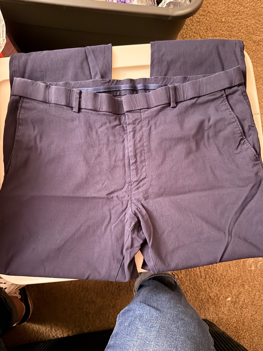 Tommy Hilfiger Men's Navy Chino Pants